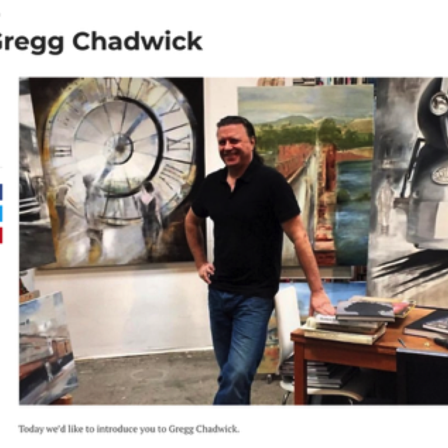 Gregg Chadwick Interview in Voyage LA - September 2020